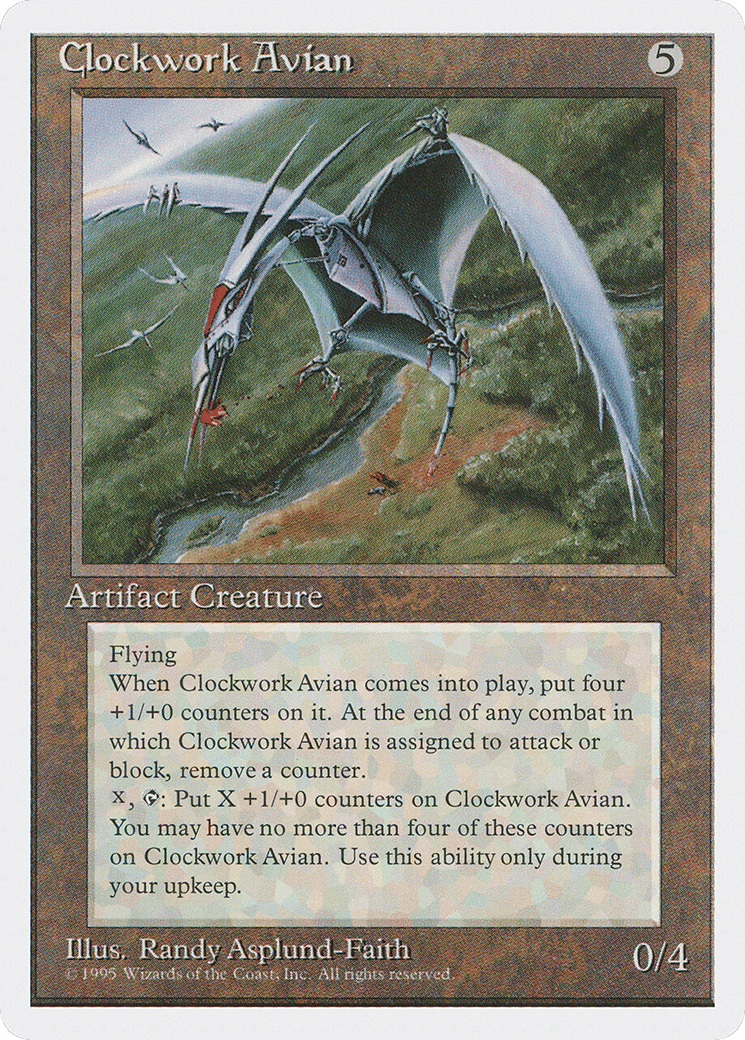 Clockwork Avian — Fourth Edition — Magic: The Gathering