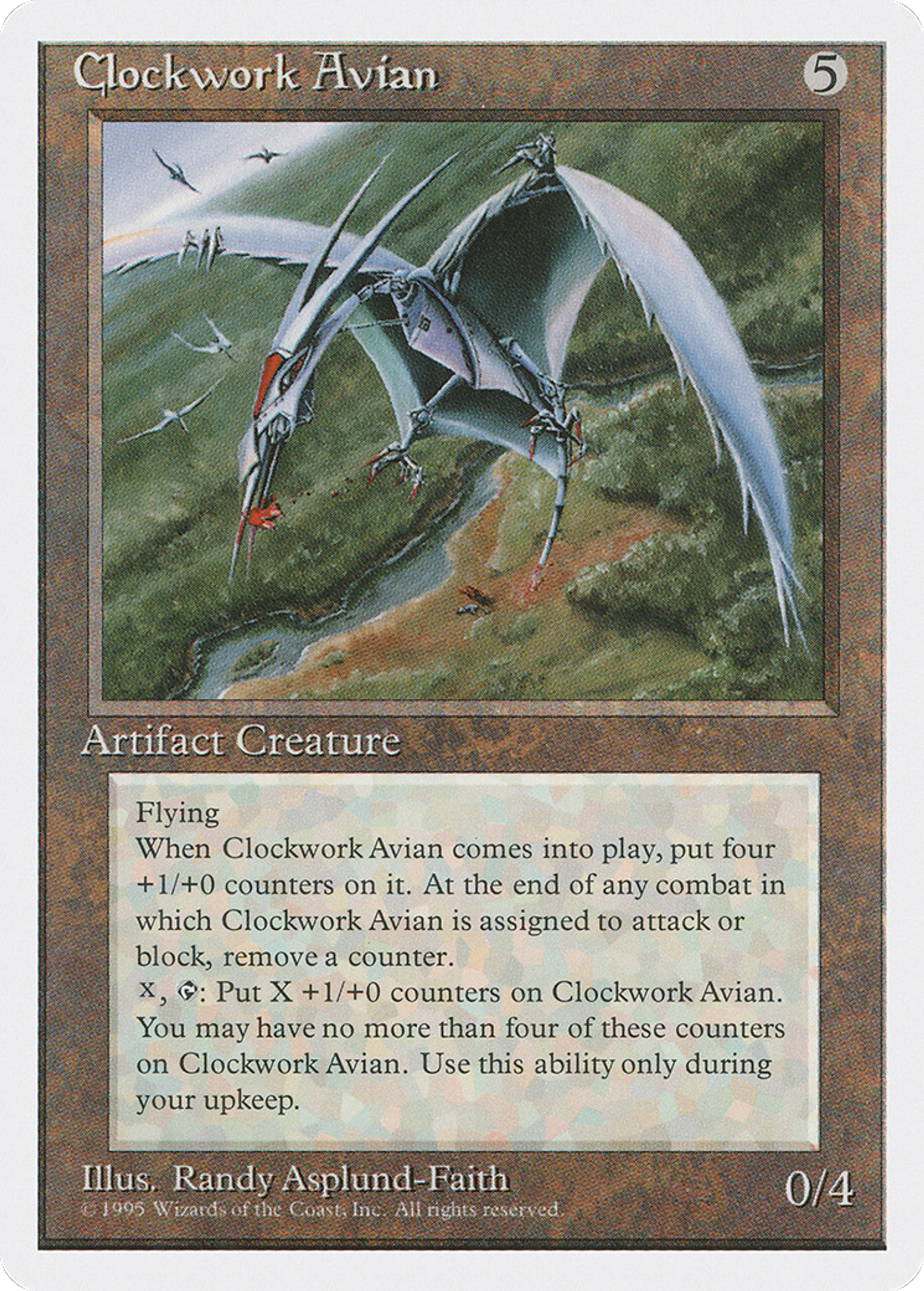 Clockwork Avian — Fourth Edition — Magic: The Gathering