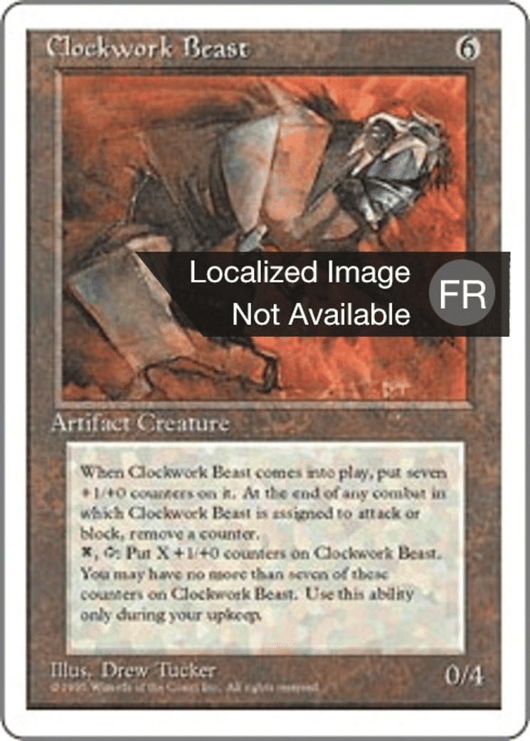 Bête mécanique — Fourth Edition — Magic: The Gathering
