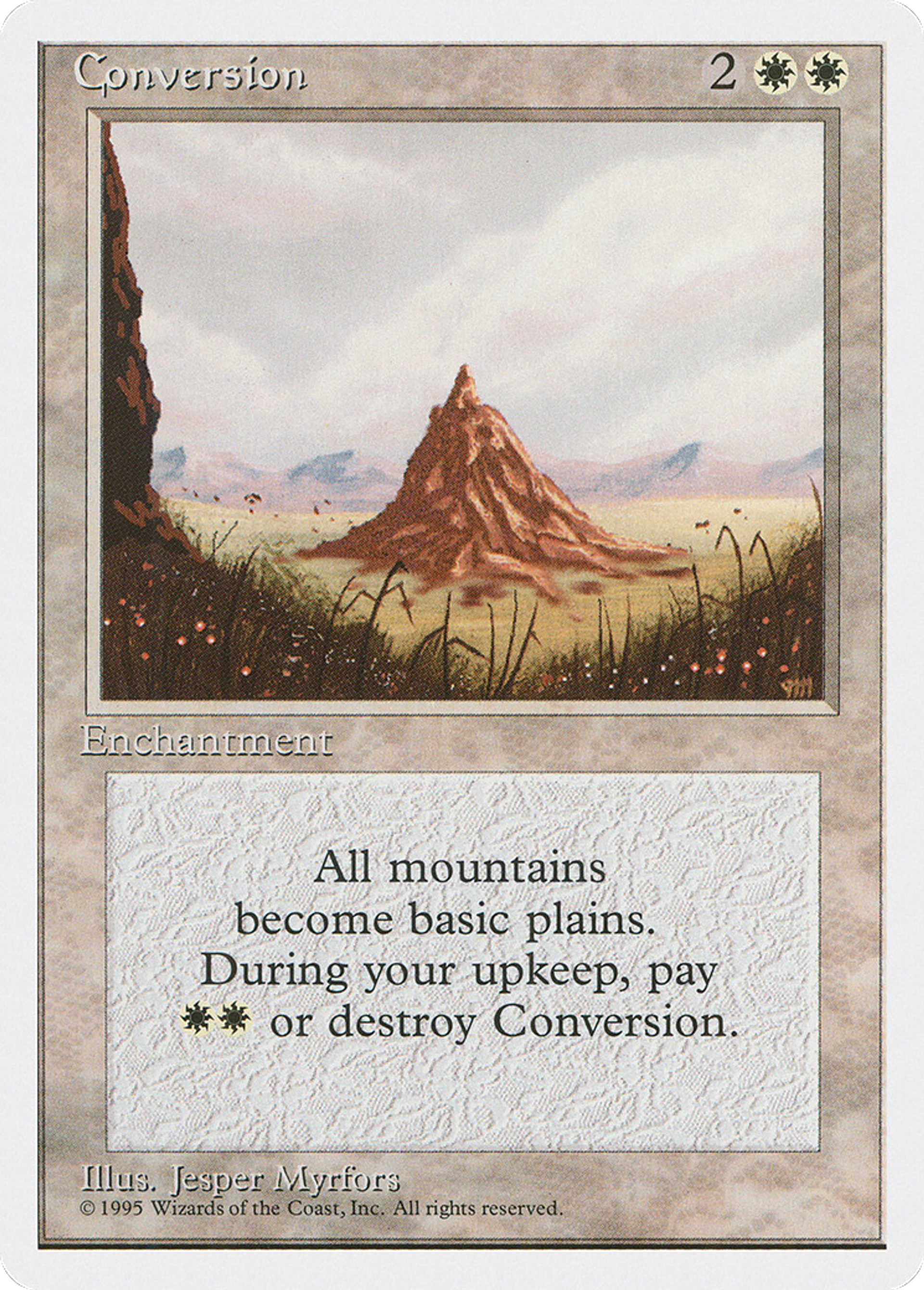 Conversion — Fourth Edition — Magic: The Gathering