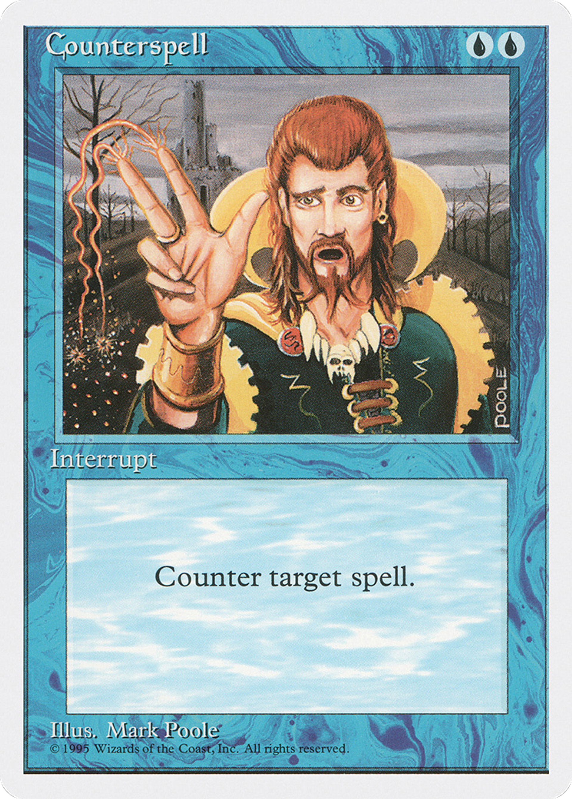 Counterspell — Fourth Edition — Magic: The Gathering