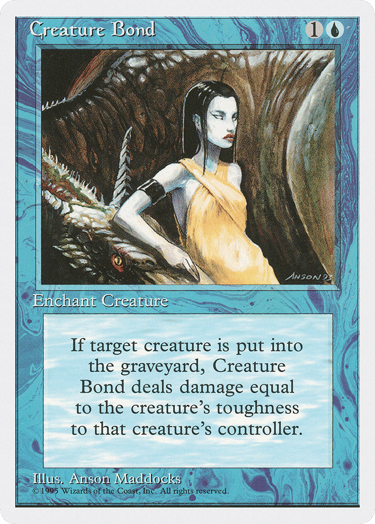 Creature Bond — Fourth Edition — Magic: The Gathering
