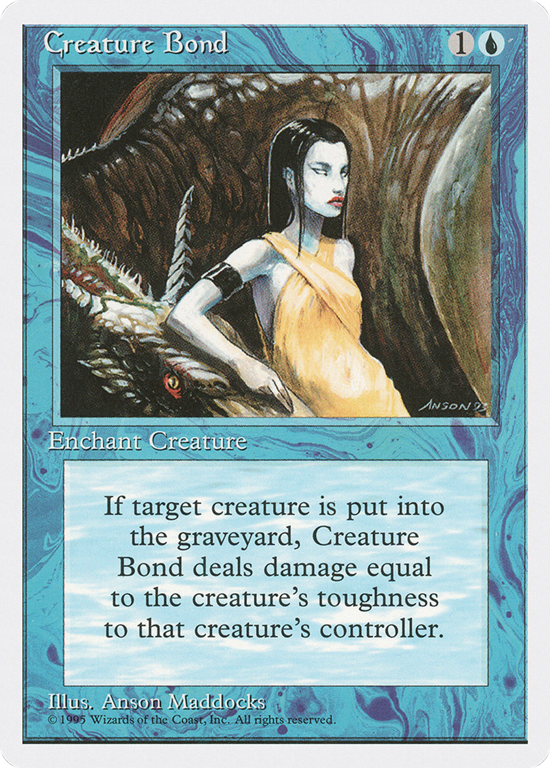 Creature Bond — Fourth Edition — Magic: The Gathering