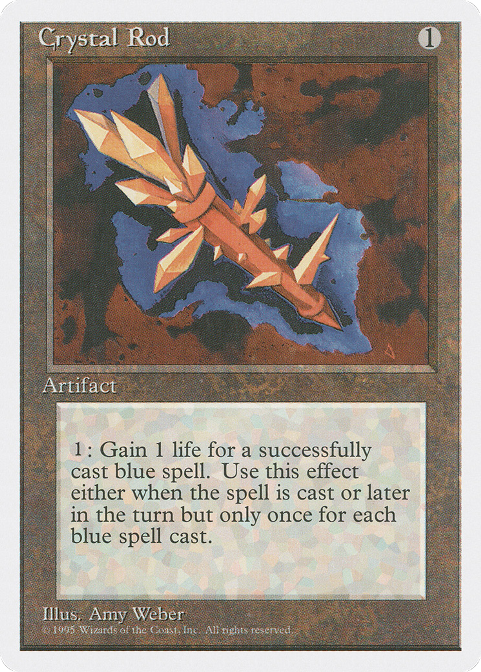 Crystal Rod — Fourth Edition — Magic: The Gathering