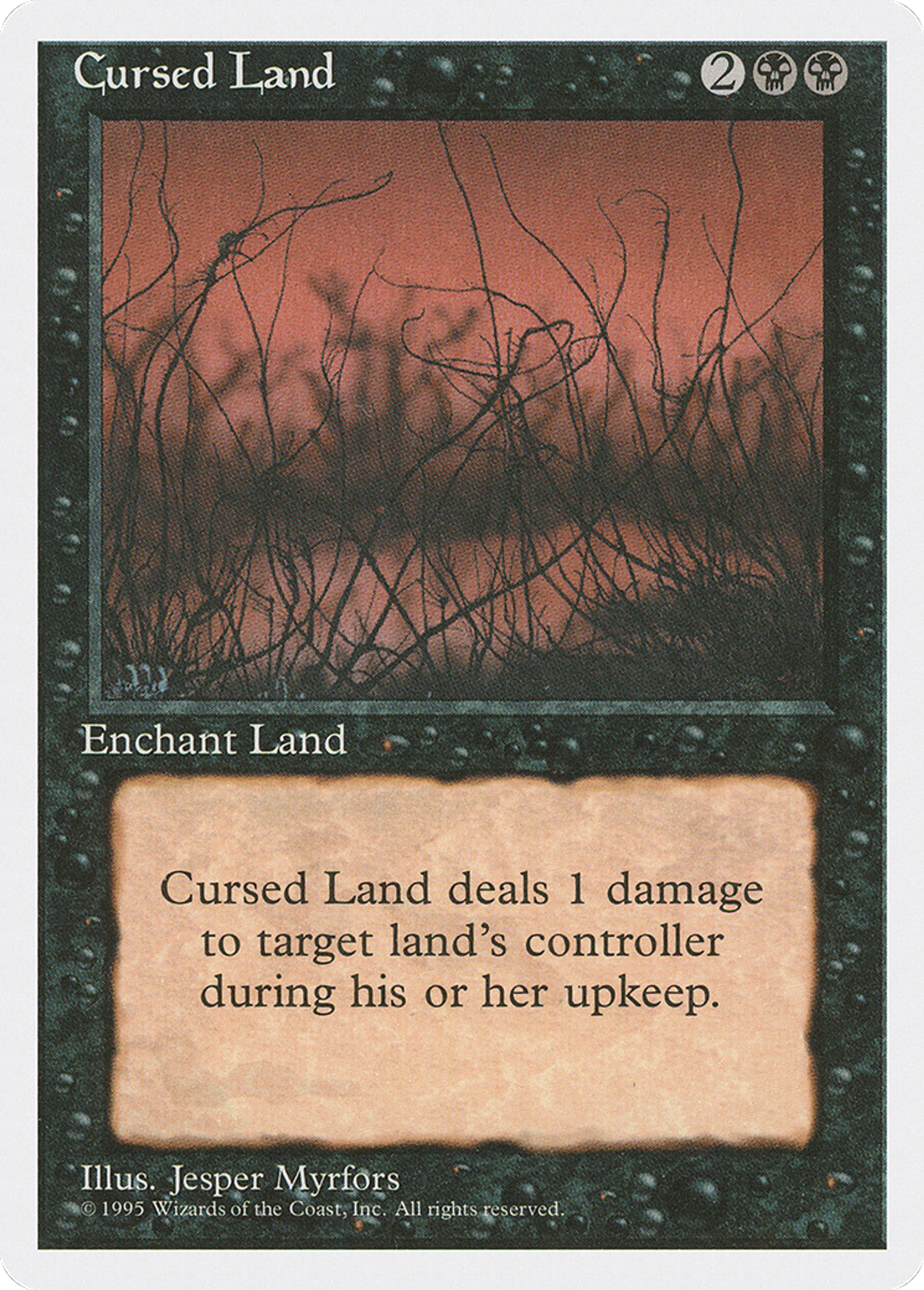 Cursed Land — Fourth Edition — Magic: The Gathering