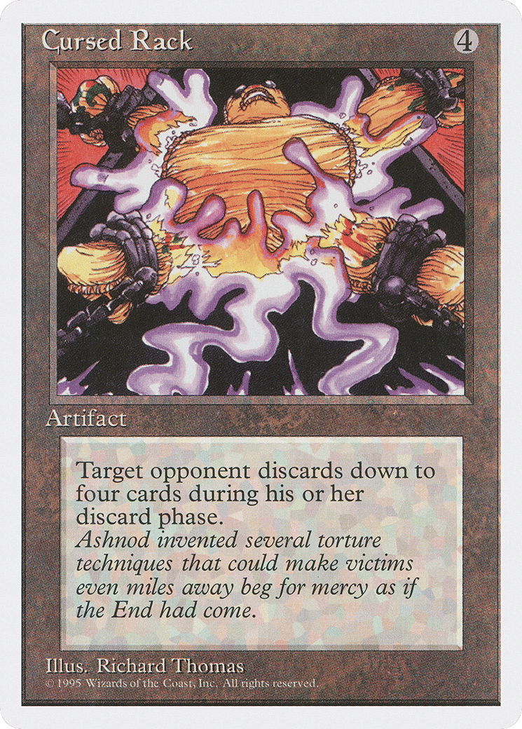 Cursed Rack — Fourth Edition — Magic: The Gathering