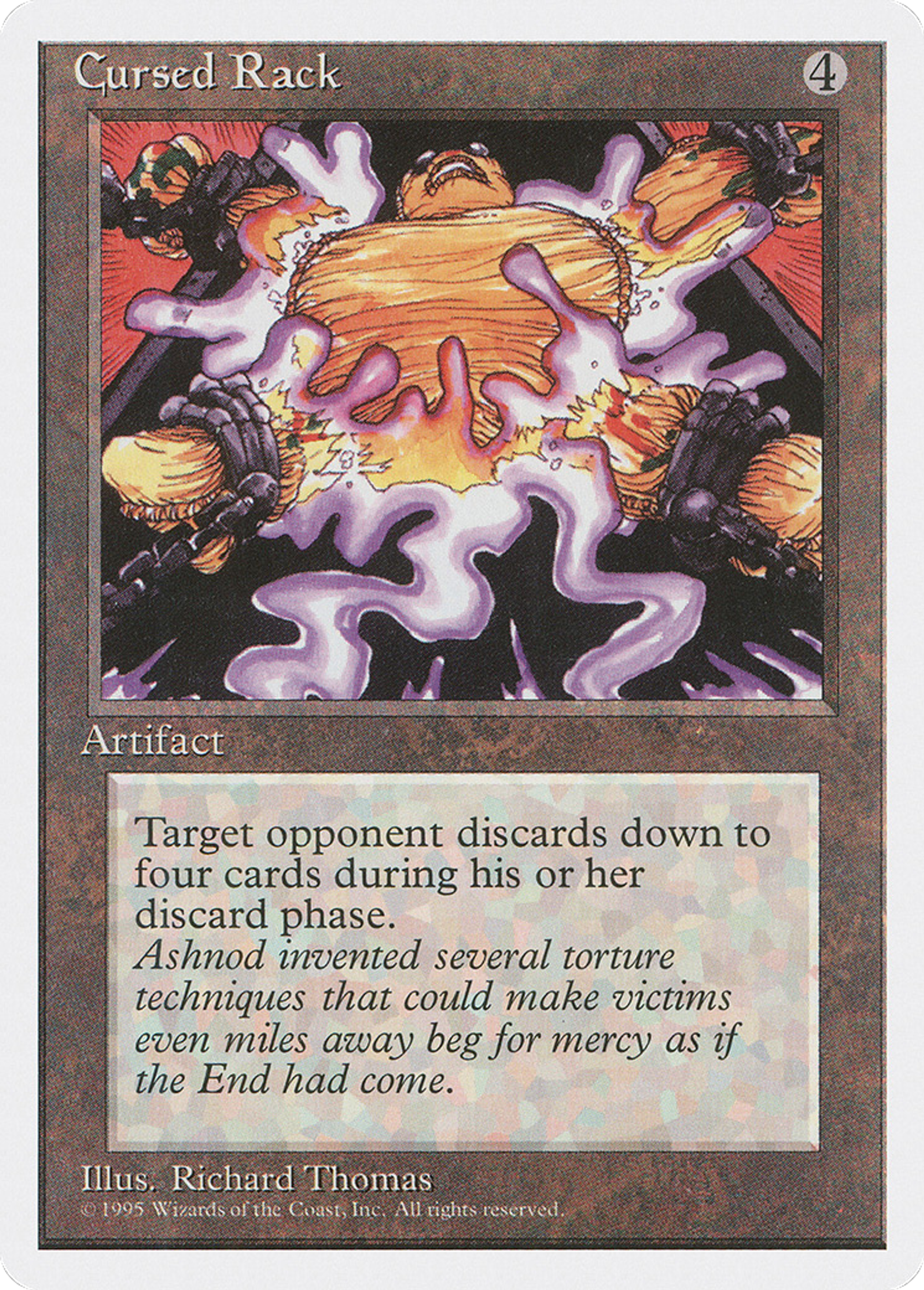 Cursed Rack — Fourth Edition — Magic: The Gathering