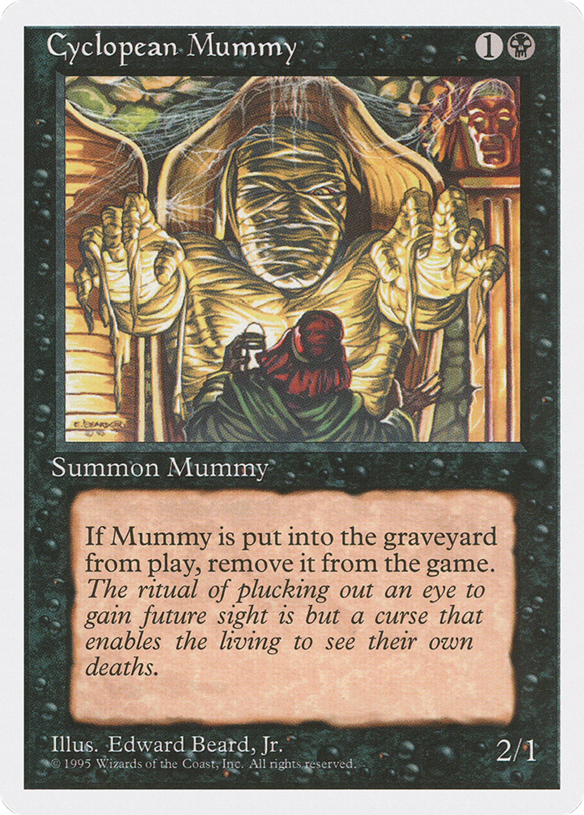 Cyclopean Mummy — Fourth Edition — Magic: The Gathering