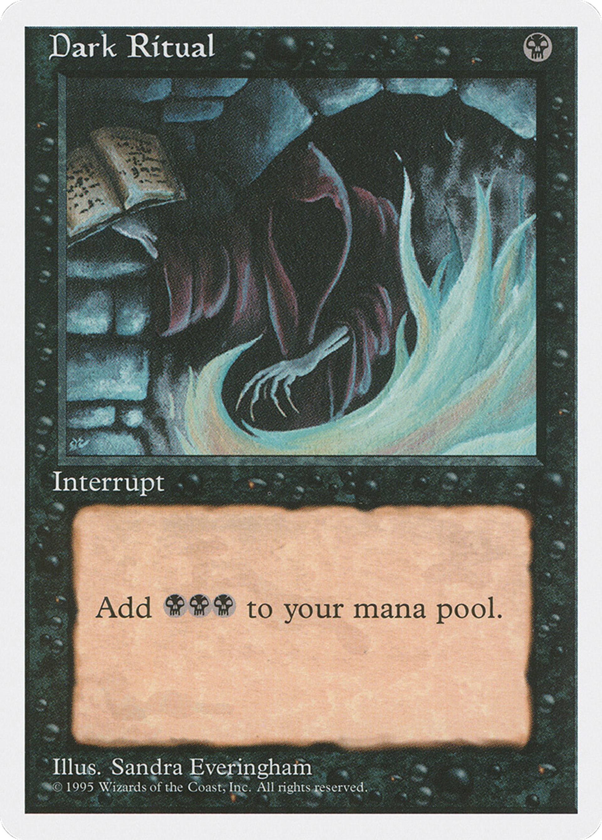 Dark Ritual — Fourth Edition — Magic: The Gathering