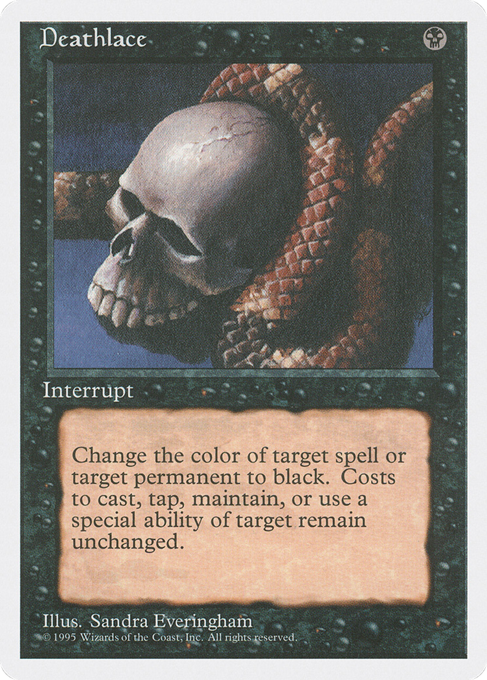 Deathlace — Fourth Edition — Magic: The Gathering