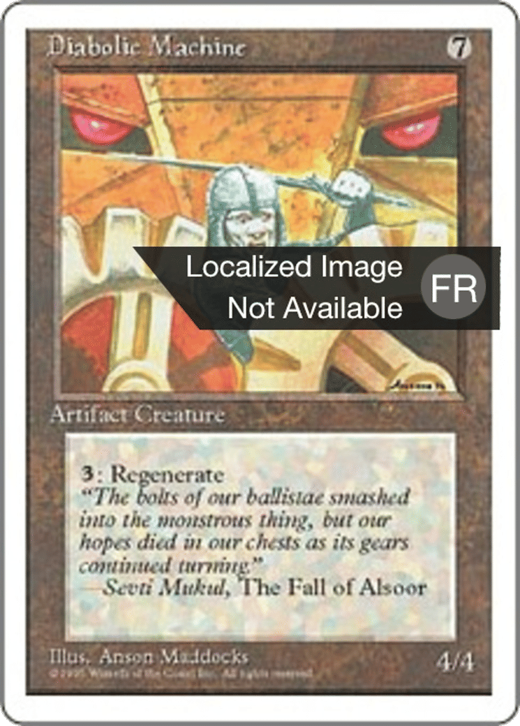 Machine diabolique — Fourth Edition — Magic: The Gathering