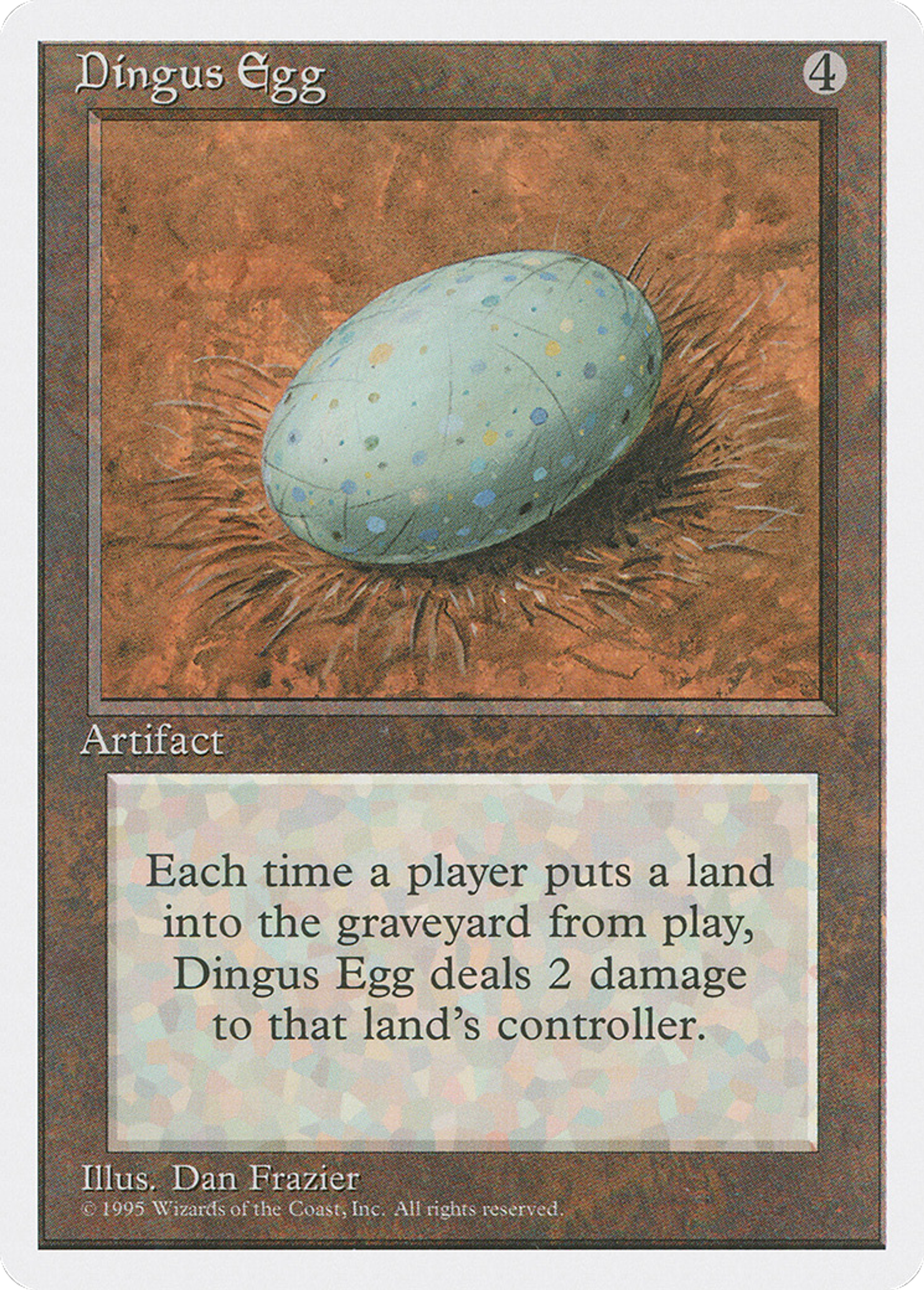 Dingus Egg — Fourth Edition — Magic: The Gathering