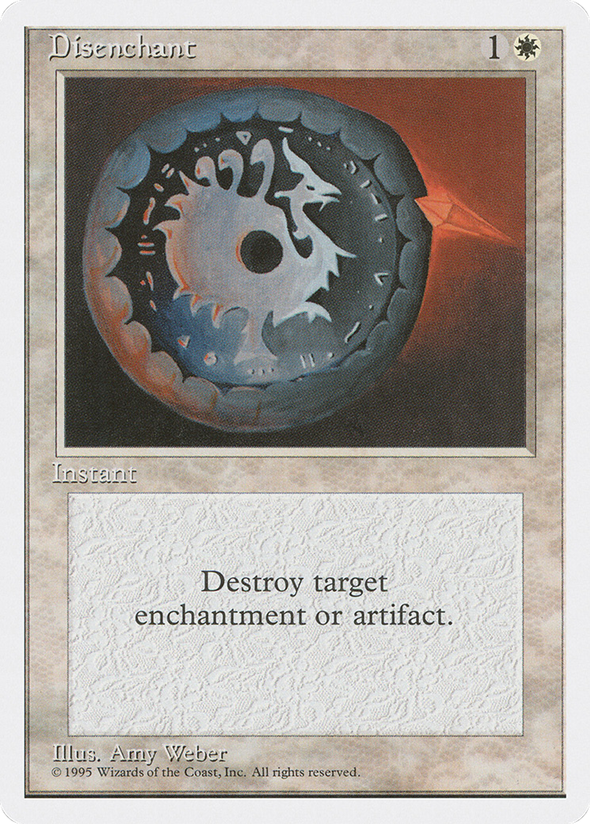 Disenchant — Fourth Edition — Magic: The Gathering