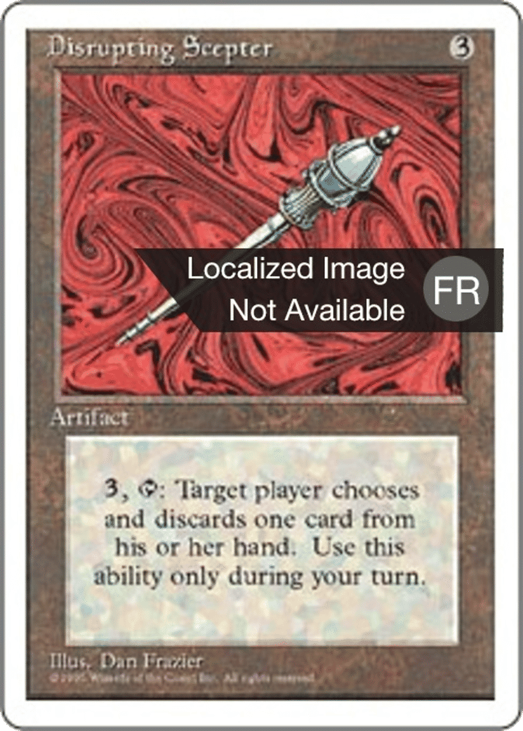 Sceptre de dislocation — Fourth Edition — Magic: The Gathering