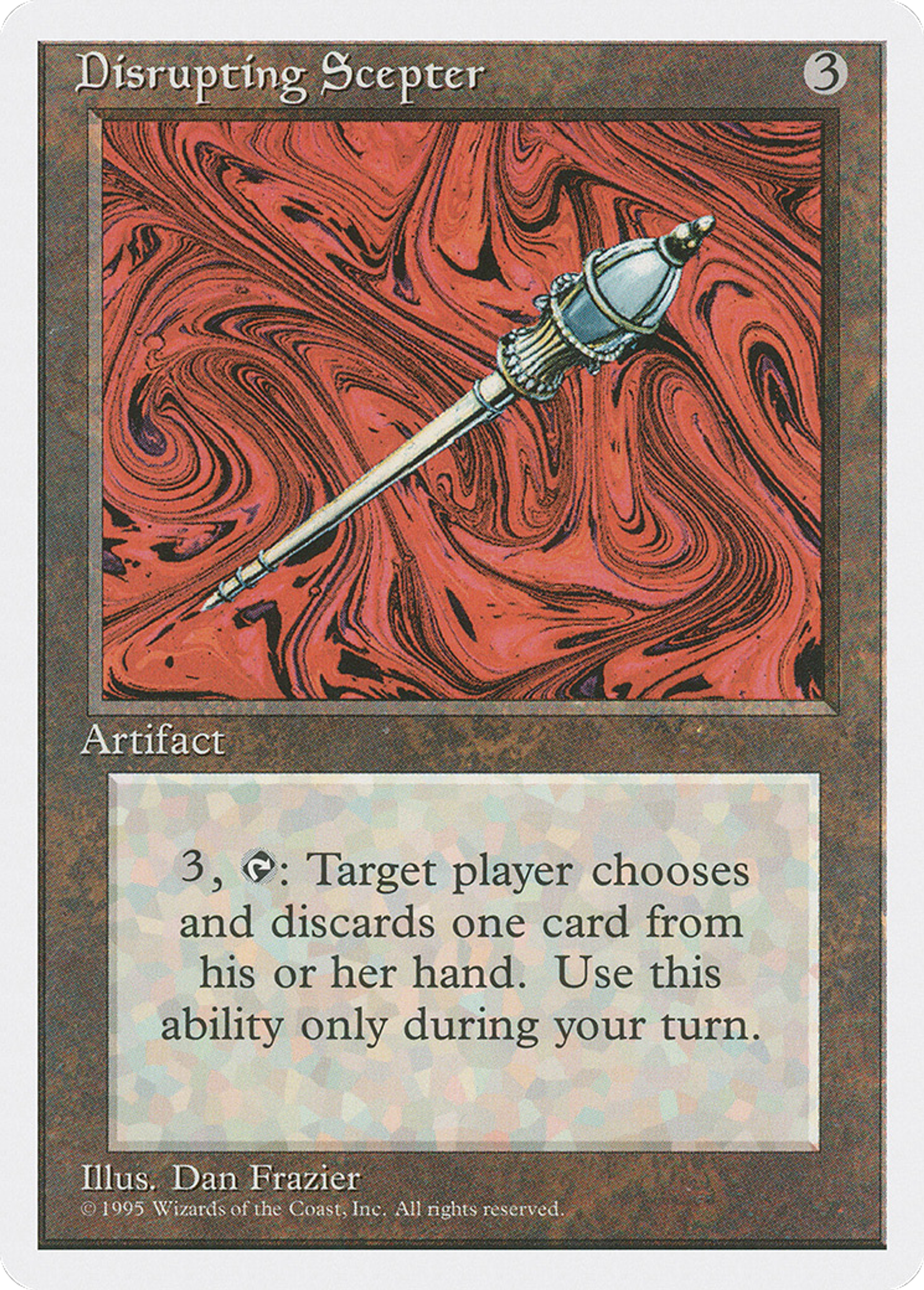Disrupting Scepter — Fourth Edition — Magic: The Gathering