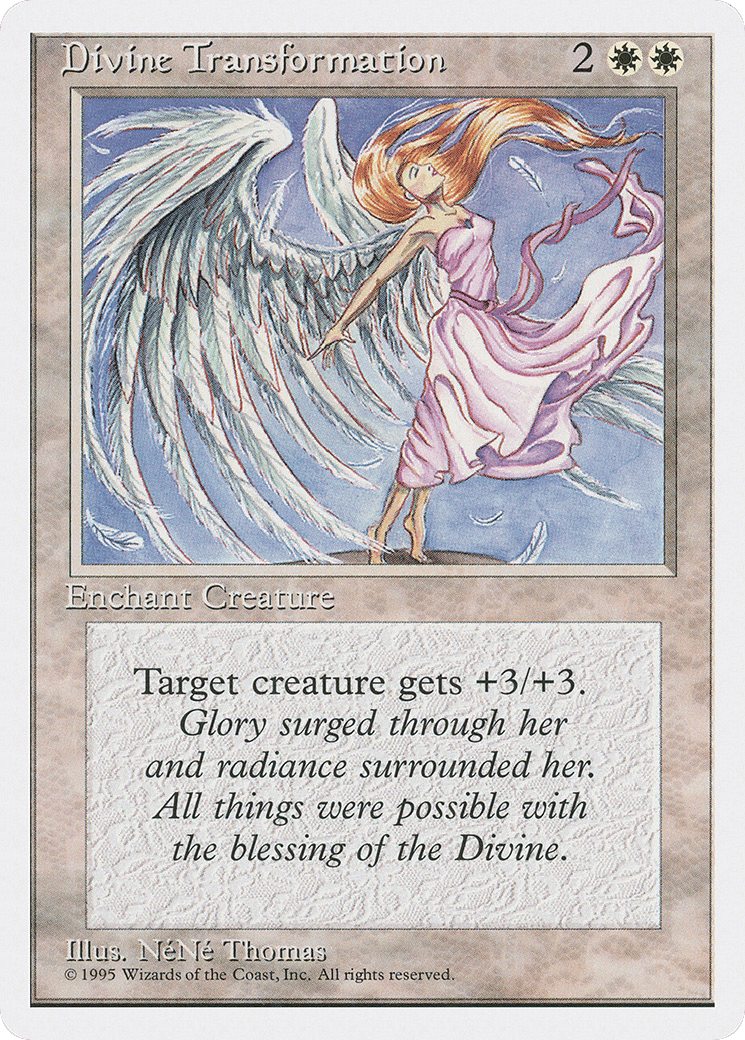 Divine Transformation — Fourth Edition — Magic: The Gathering