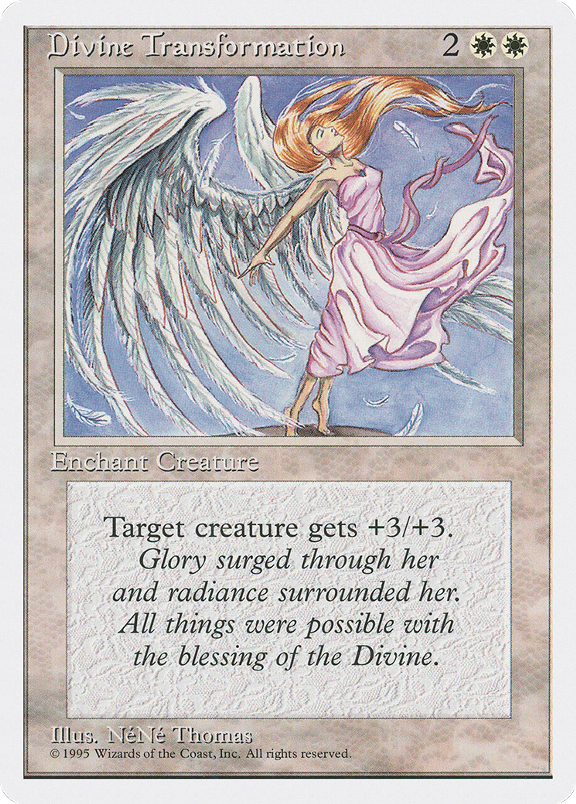Divine Transformation — Fourth Edition — Magic: The Gathering