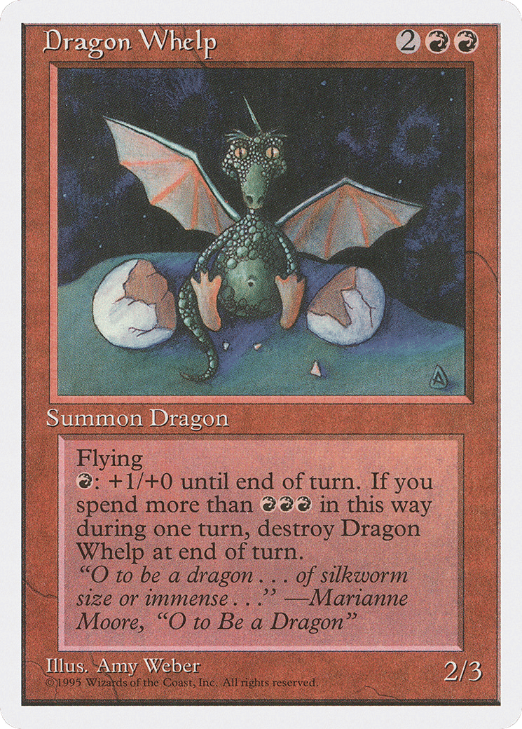 Dragon Whelp — Fourth Edition — Magic: The Gathering