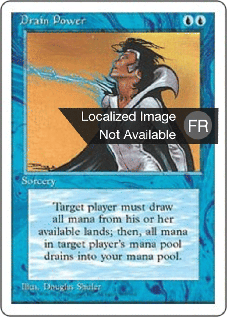Drain d'énergie — Fourth Edition — Magic: The Gathering