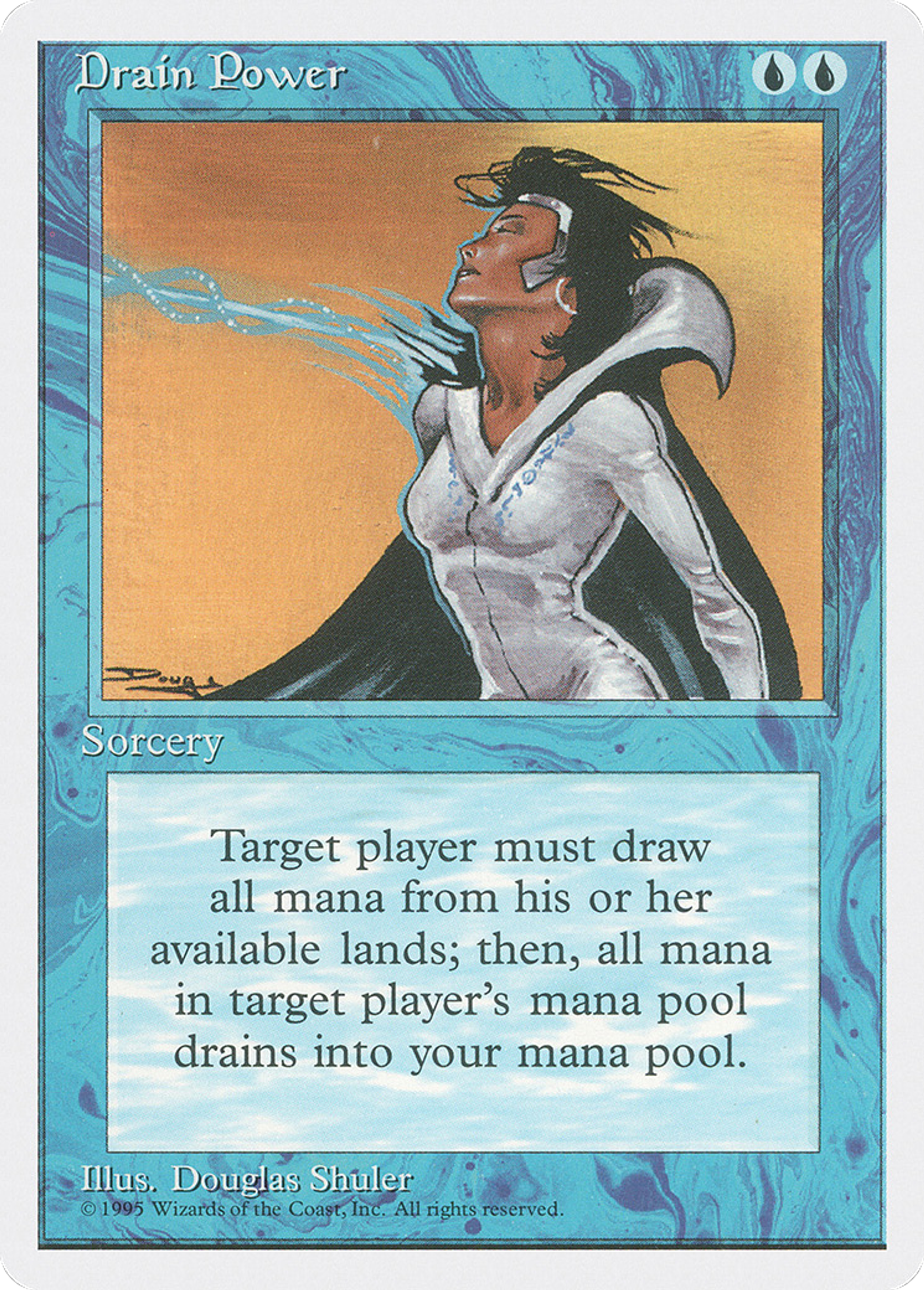 Drain Power — Fourth Edition — Magic: The Gathering