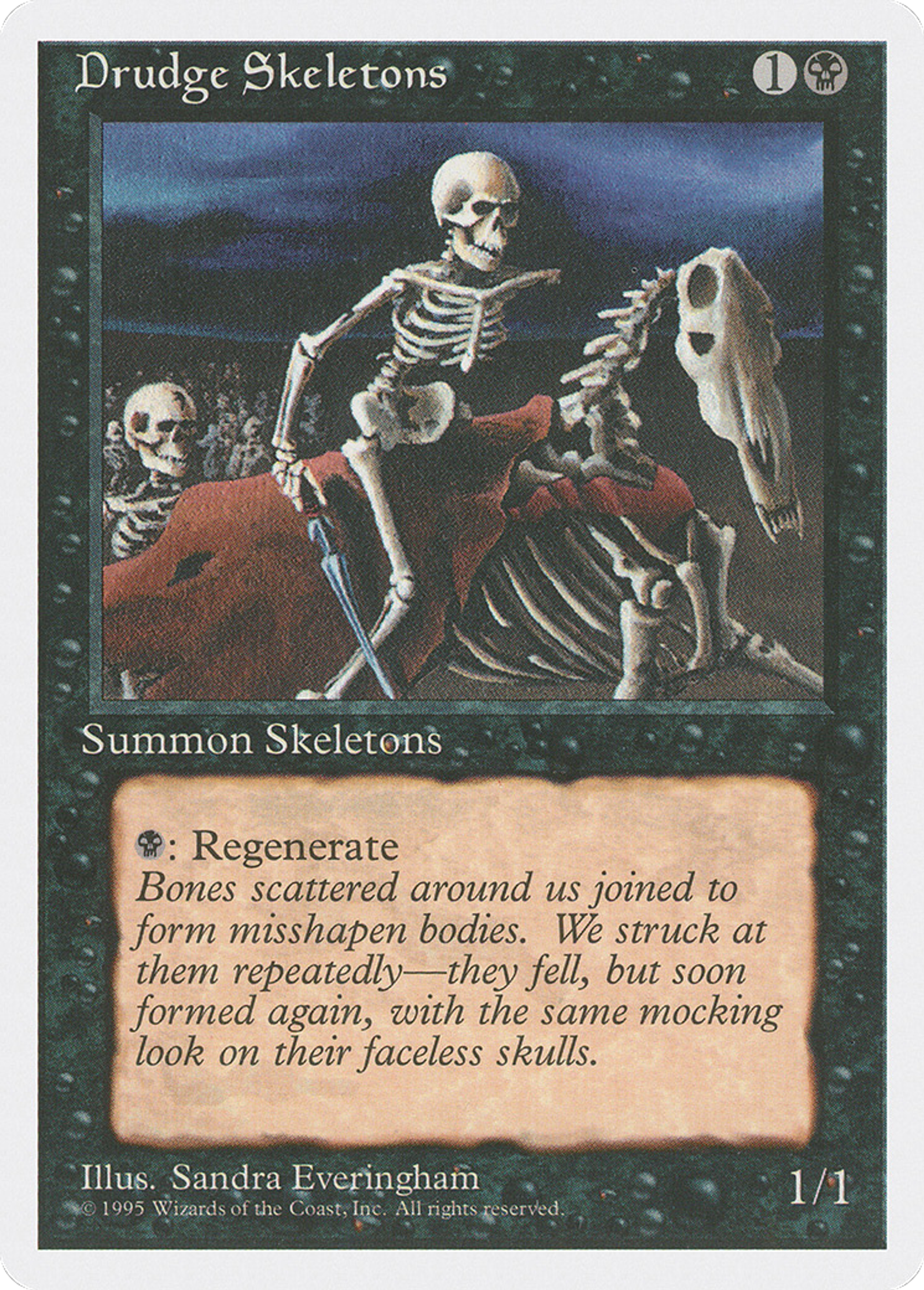 Drudge Skeletons — Fourth Edition — Magic: The Gathering