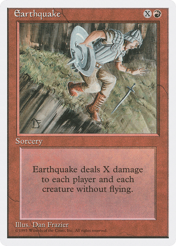 Earthquake — Fourth Edition — Magic: The Gathering