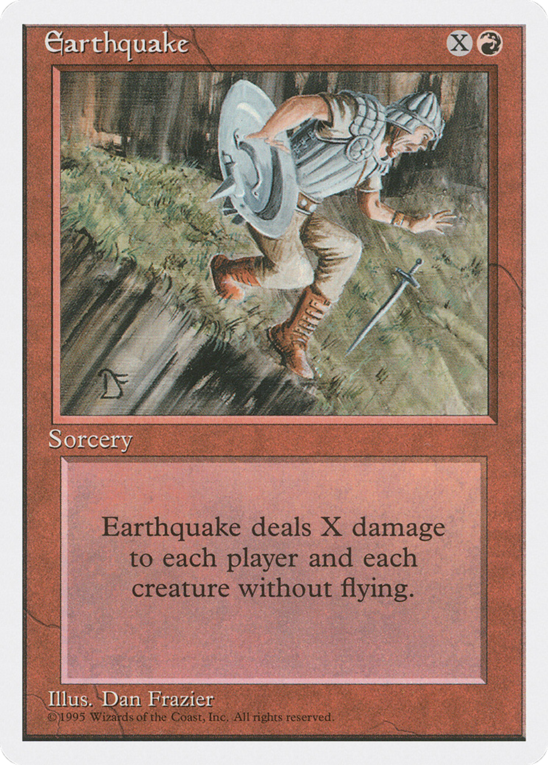 Earthquake — Fourth Edition — Magic: The Gathering