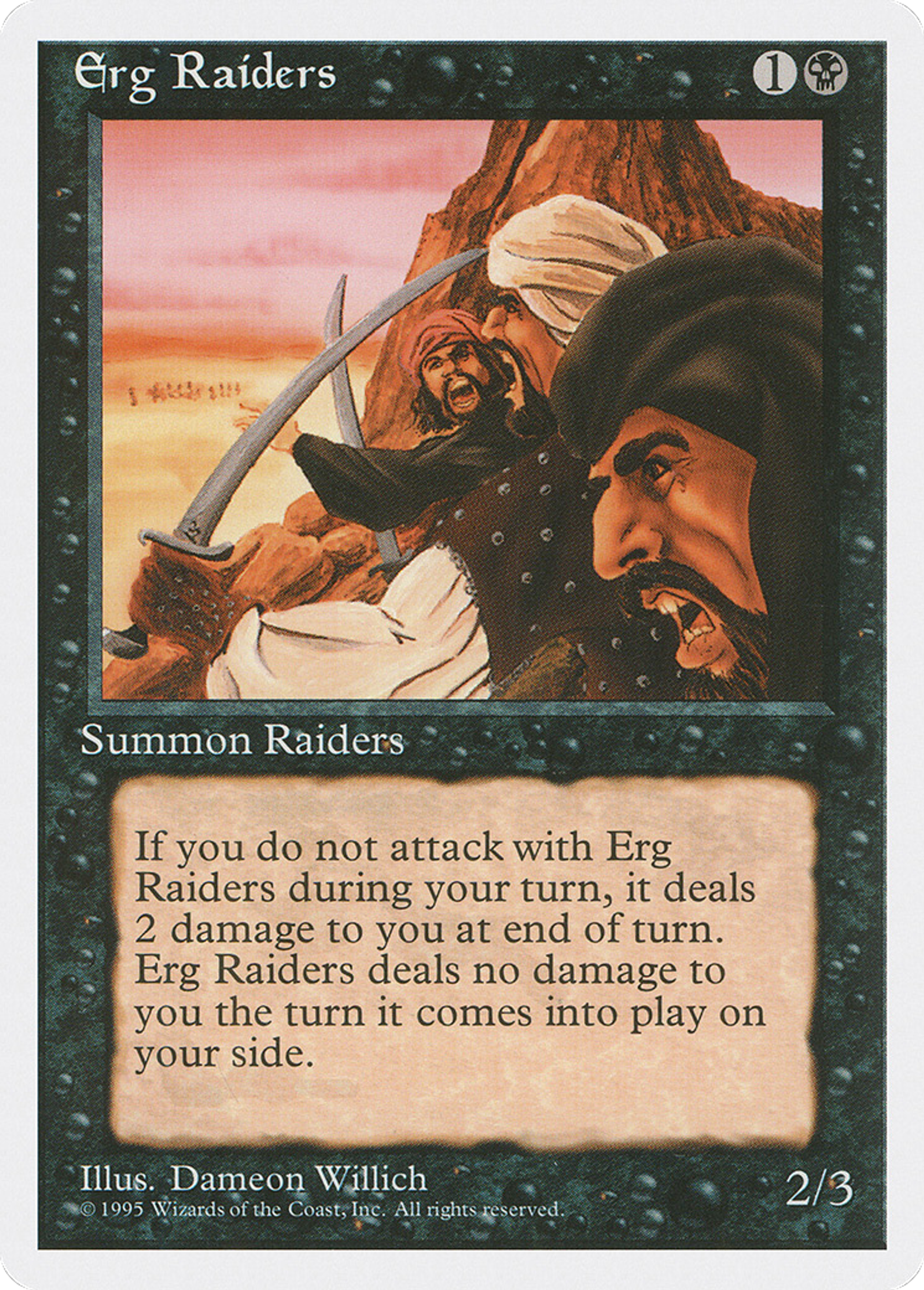 Erg Raiders — Fourth Edition — Magic: The Gathering
