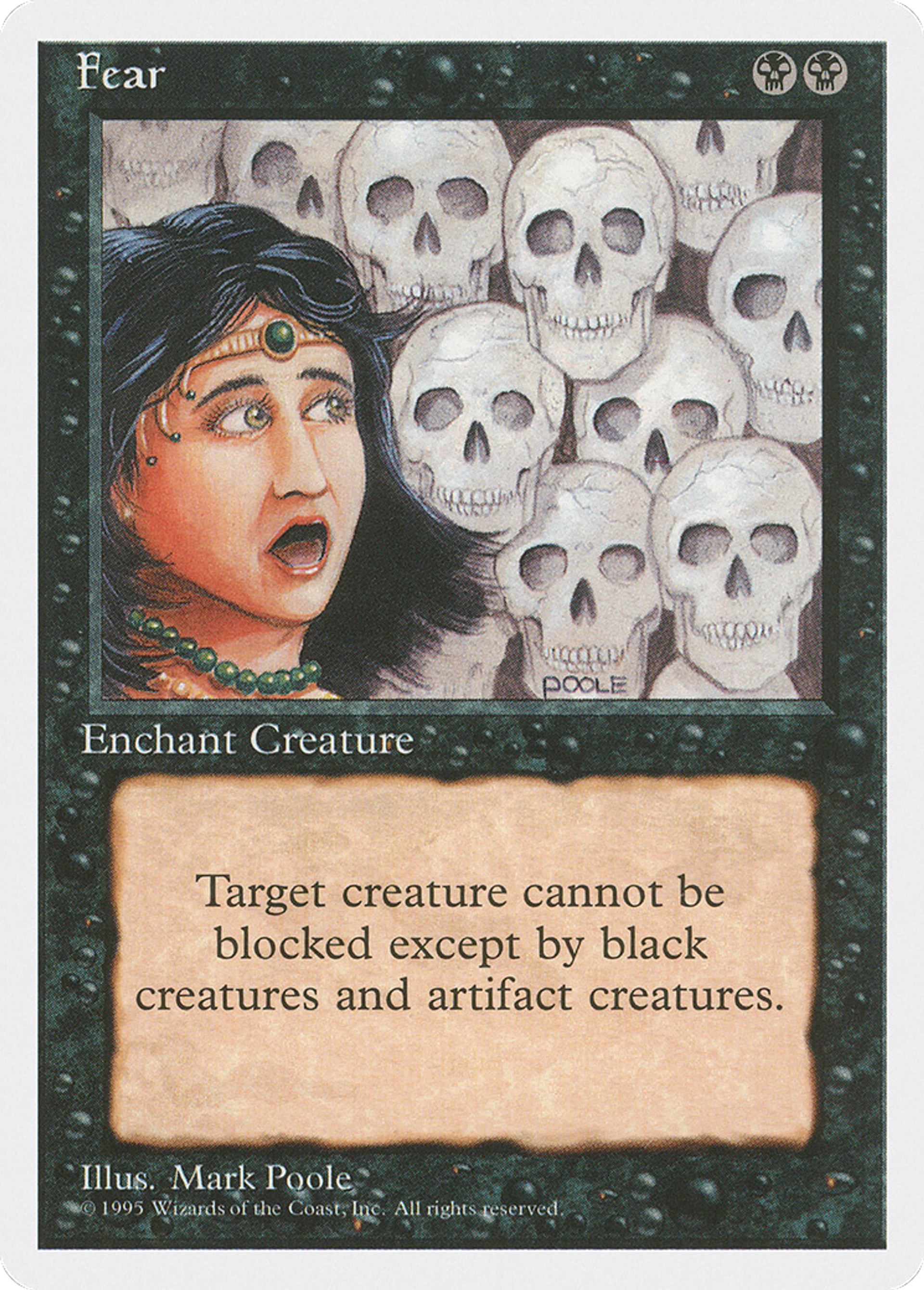 Fear — Fourth Edition — Magic: The Gathering