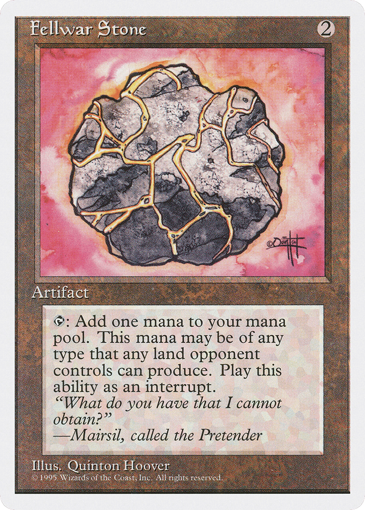 Fellwar Stone — Fourth Edition — Magic: The Gathering