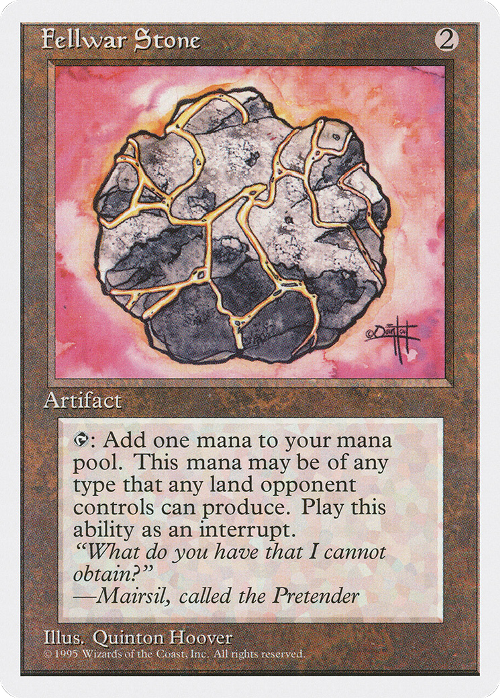 Fellwar Stone — Fourth Edition — Magic: The Gathering