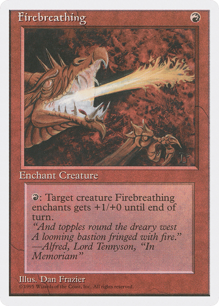Firebreathing — Fourth Edition — Magic: The Gathering