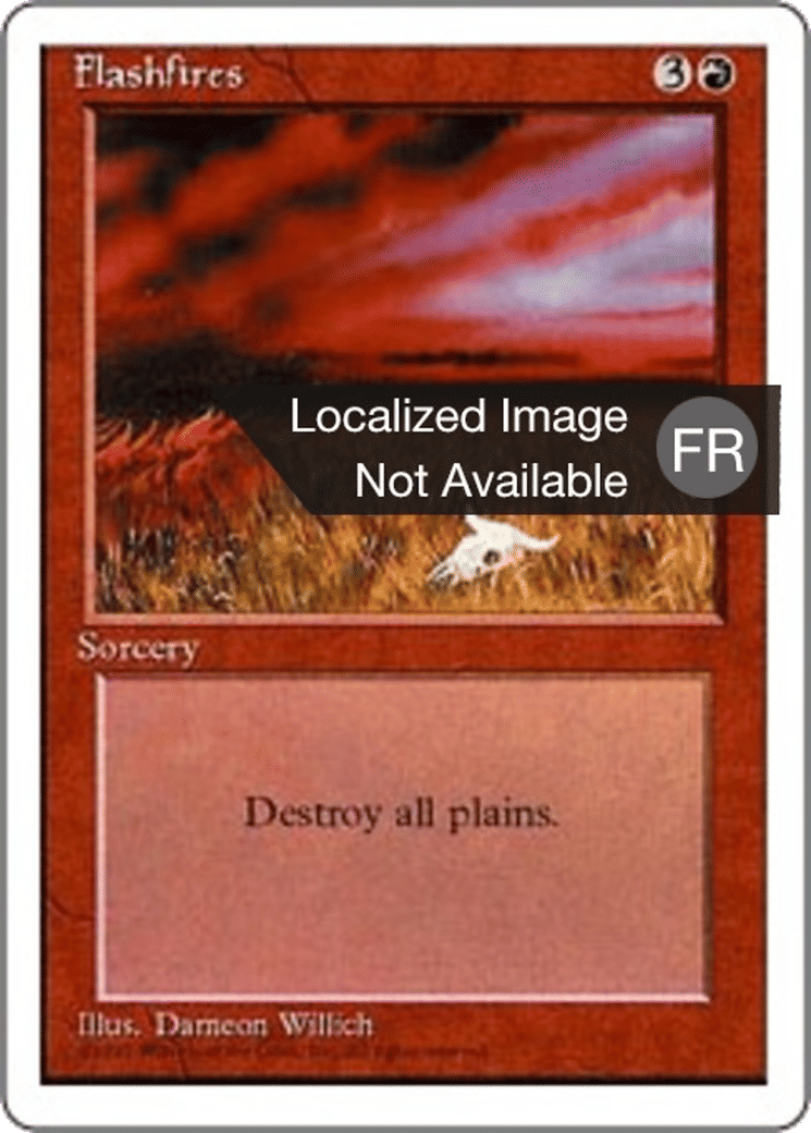 Feu de brousse — Fourth Edition — Magic: The Gathering