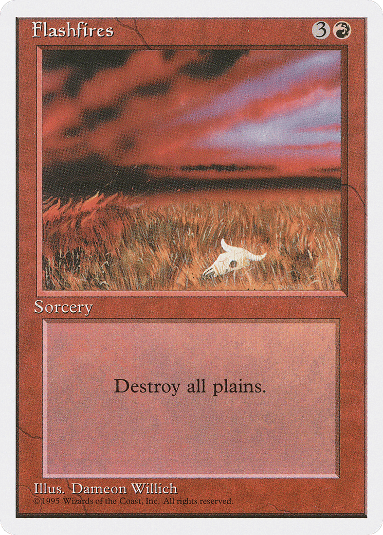 Flashfires — Fourth Edition — Magic: The Gathering
