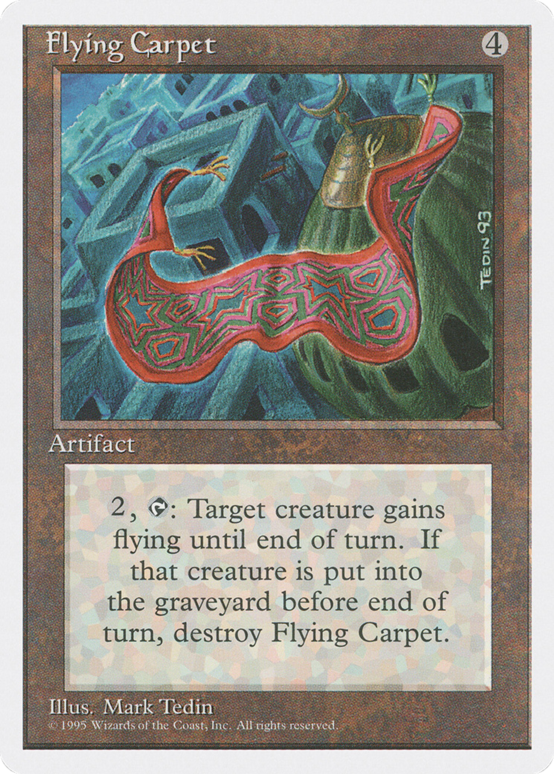 Flying Carpet — Fourth Edition — Magic: The Gathering