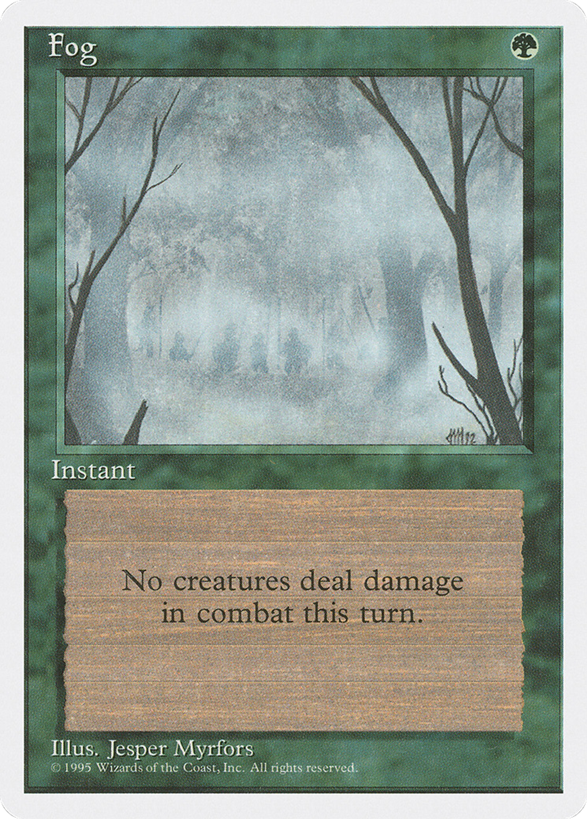 Fog — Fourth Edition — Magic: The Gathering