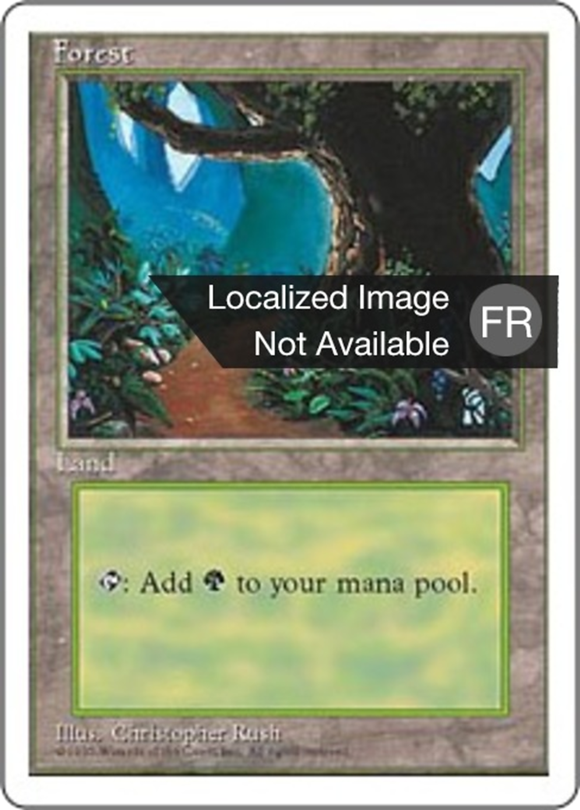 Forêt — Fourth Edition — Magic: The Gathering