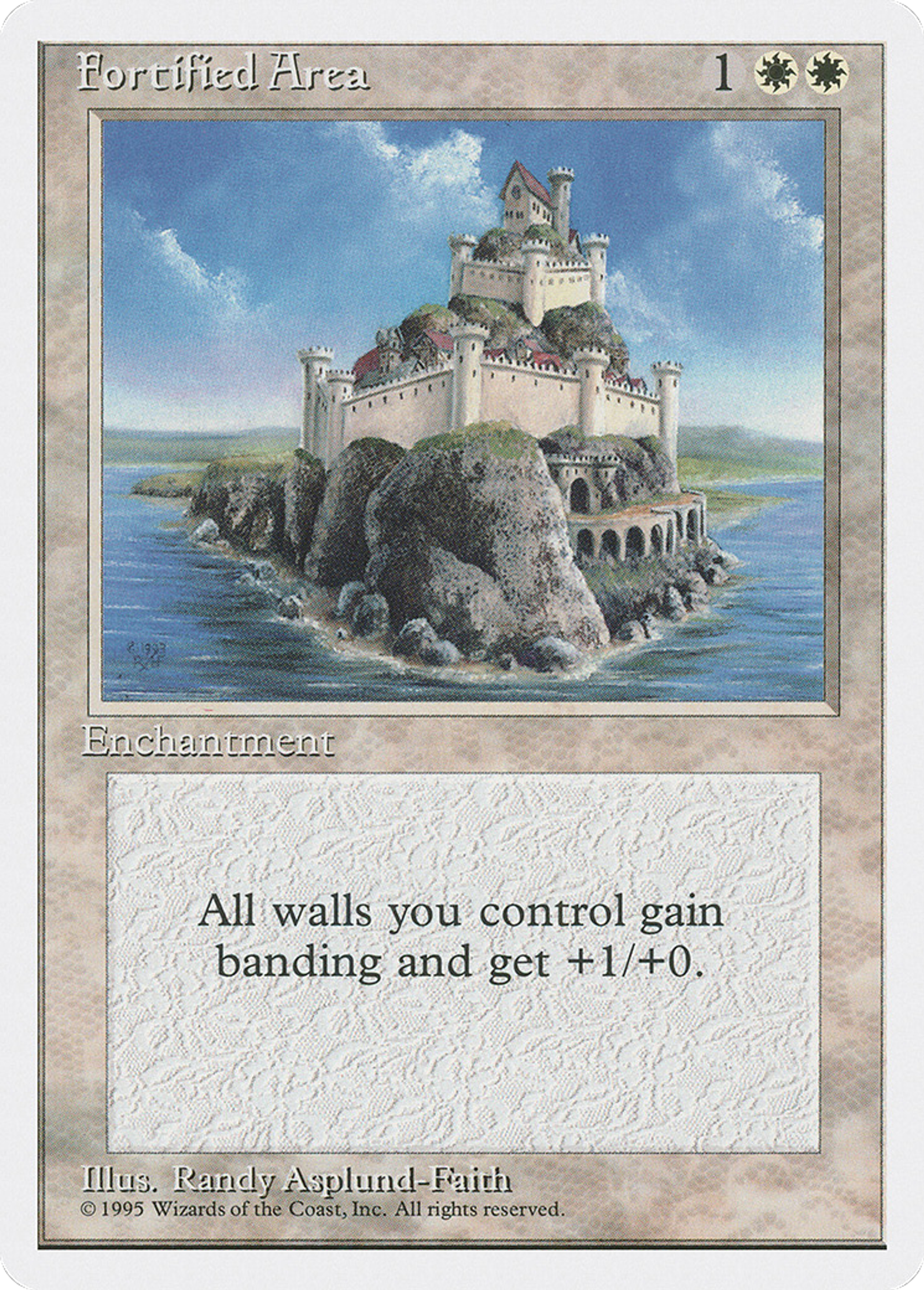 Fortified Area — Fourth Edition — Magic: The Gathering