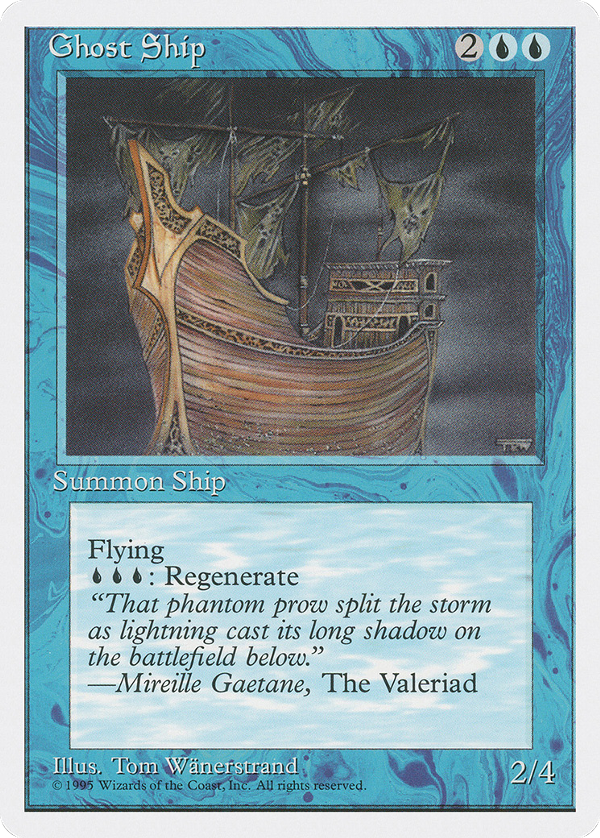 Ghost Ship — Fourth Edition — Magic: The Gathering