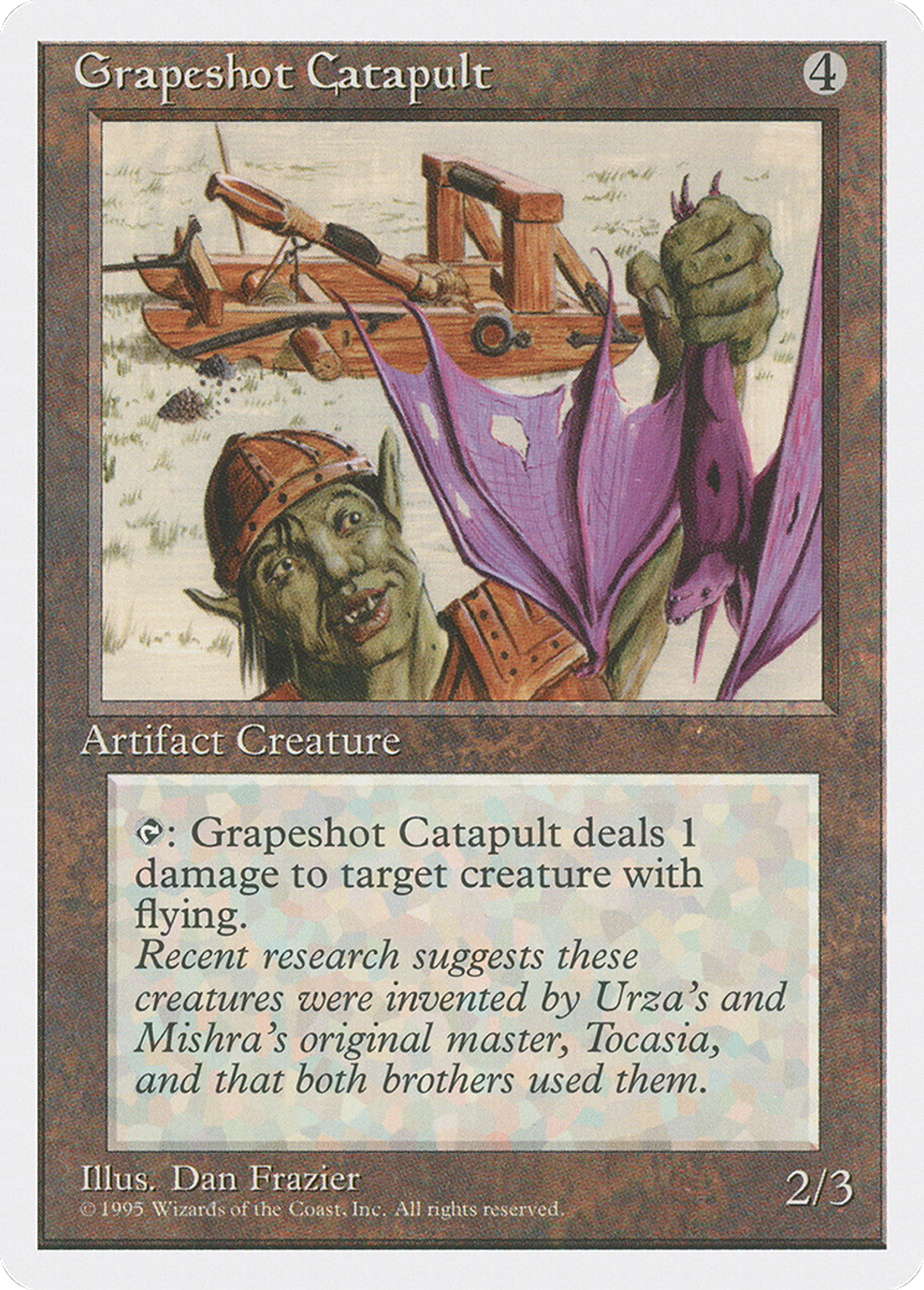 Grapeshot Catapult — Fourth Edition — Magic: The Gathering