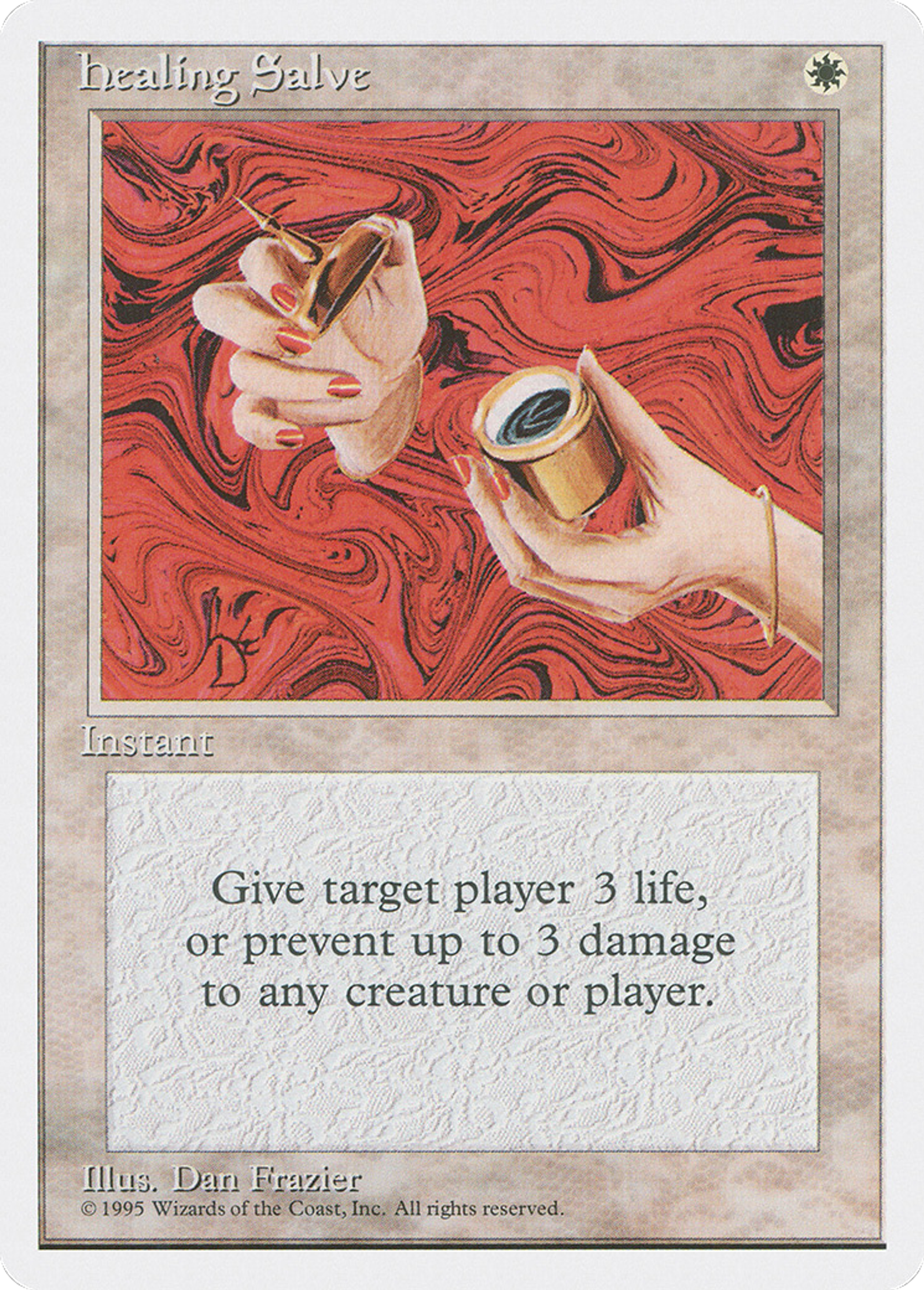 Healing Salve — Fourth Edition — Magic: The Gathering