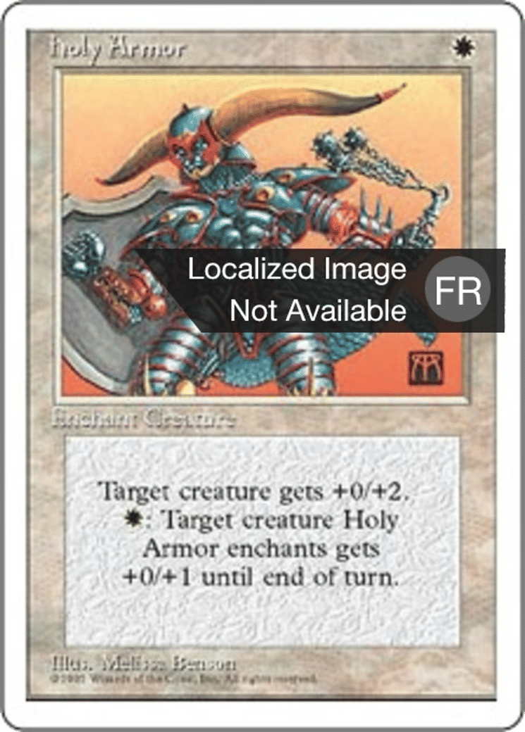 Armure sacrée — Fourth Edition — Magic: The Gathering