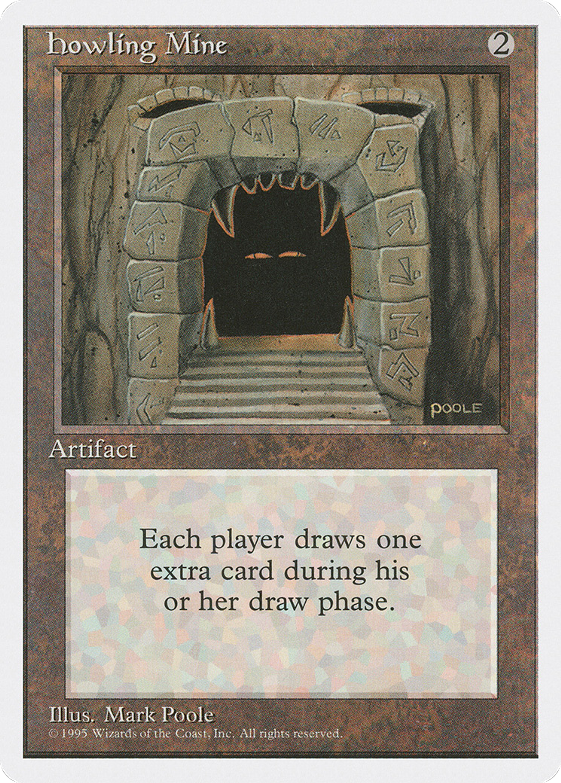 Howling Mine — Fourth Edition — Magic: The Gathering