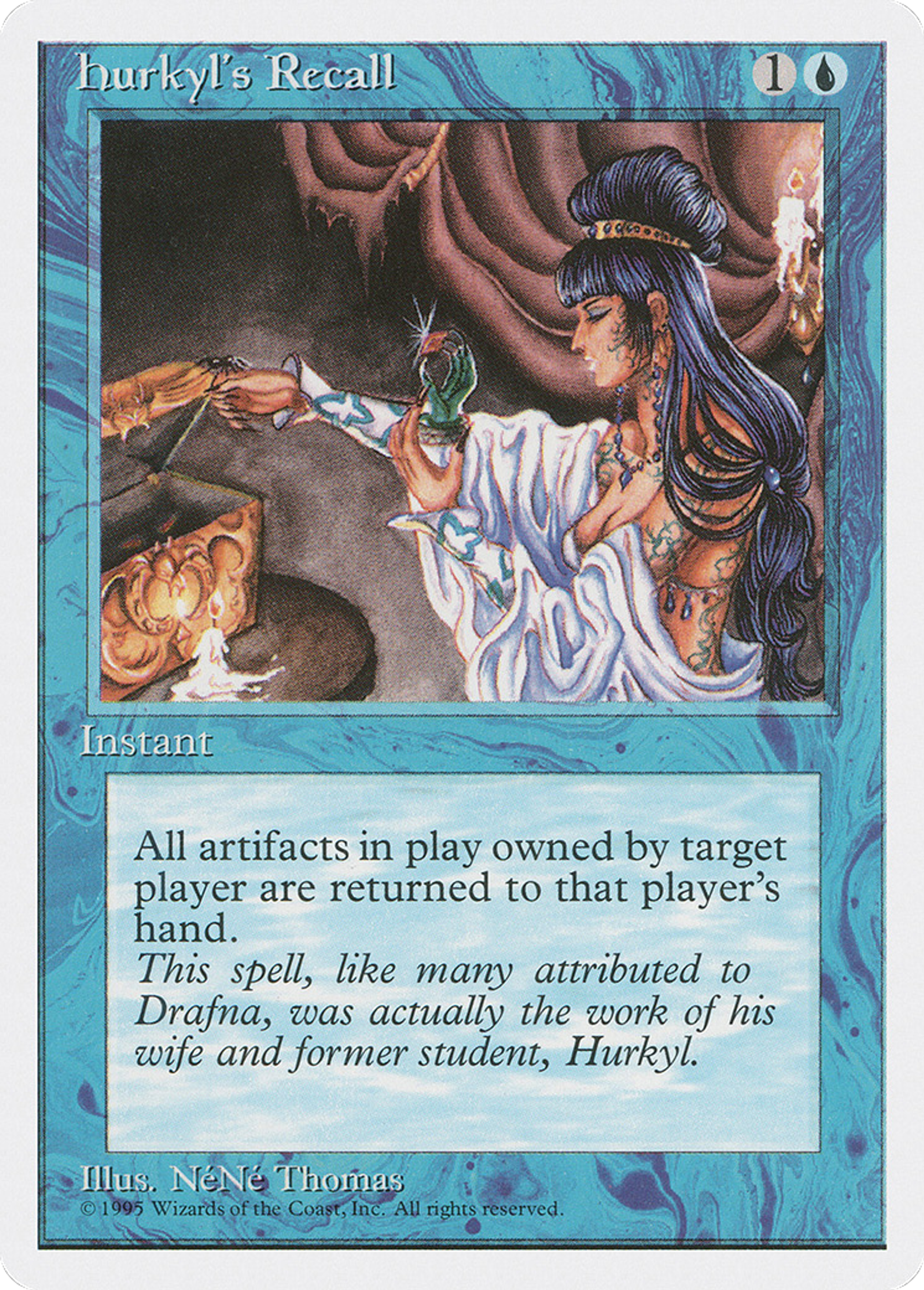 Hurkyl's Recall — Fourth Edition — Magic: The Gathering