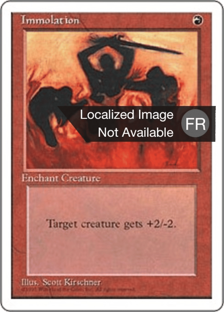 Immolation — Fourth Edition — Magic: The Gathering