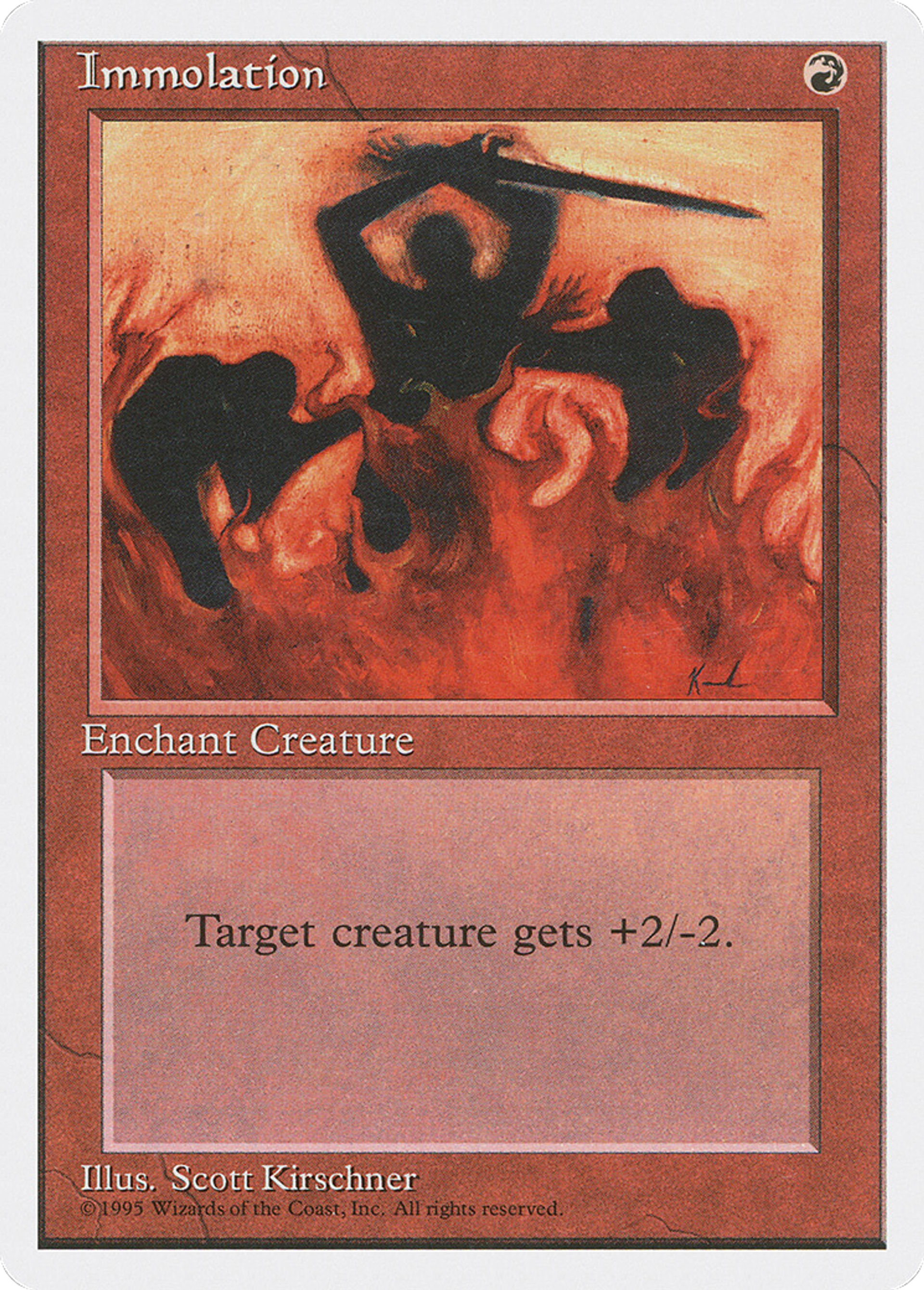 Immolation — Fourth Edition — Magic: The Gathering