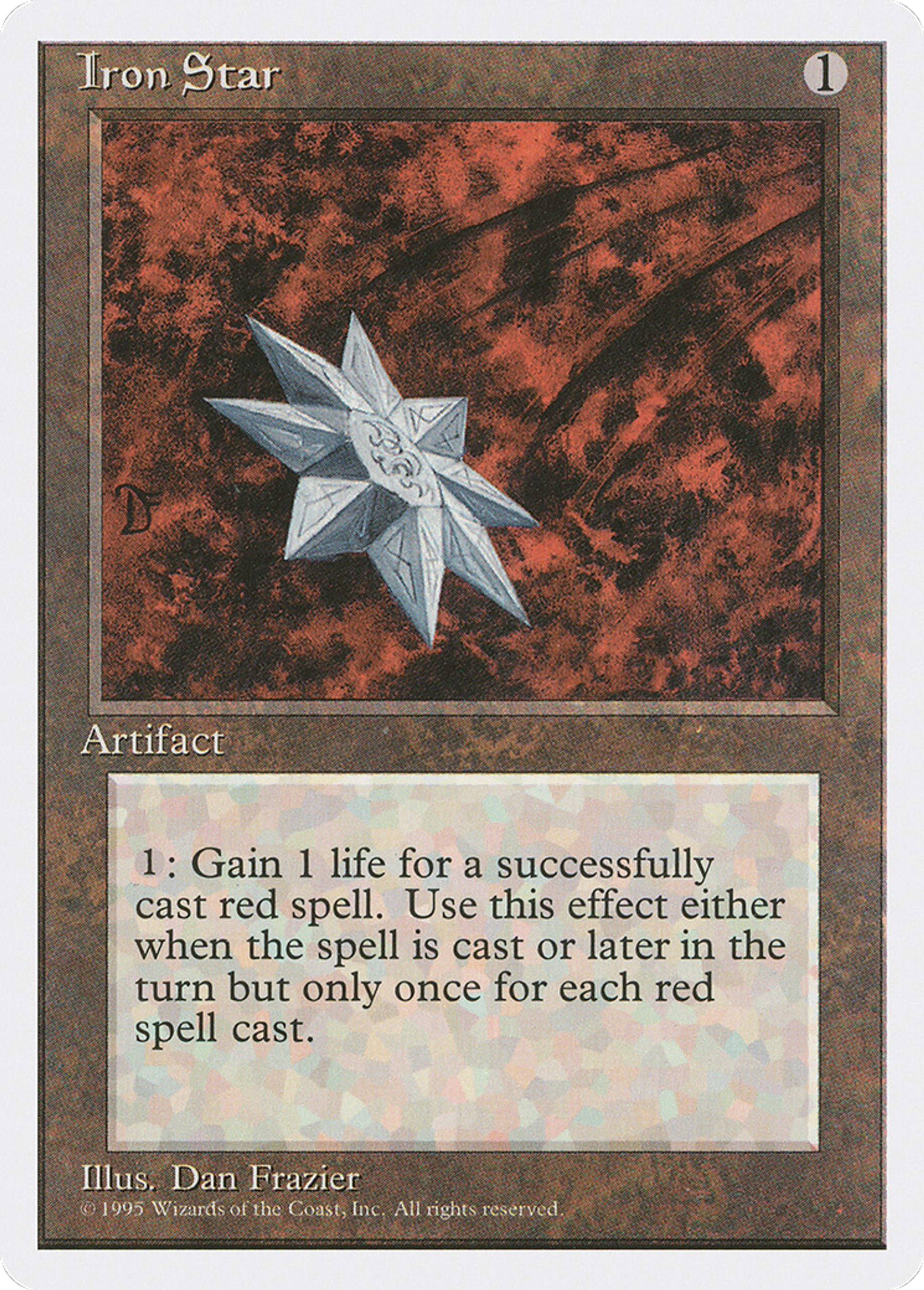 Iron Star — Fourth Edition — Magic: The Gathering