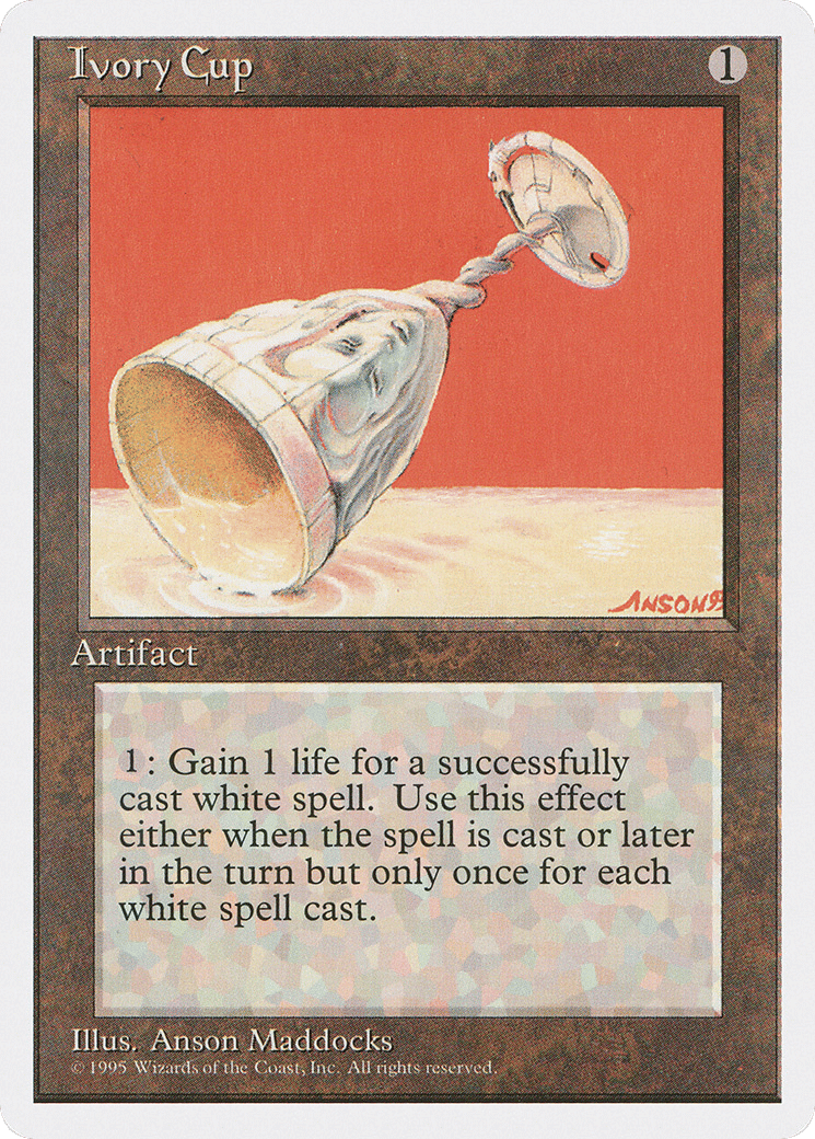 Ivory Cup — Fourth Edition — Magic: The Gathering
