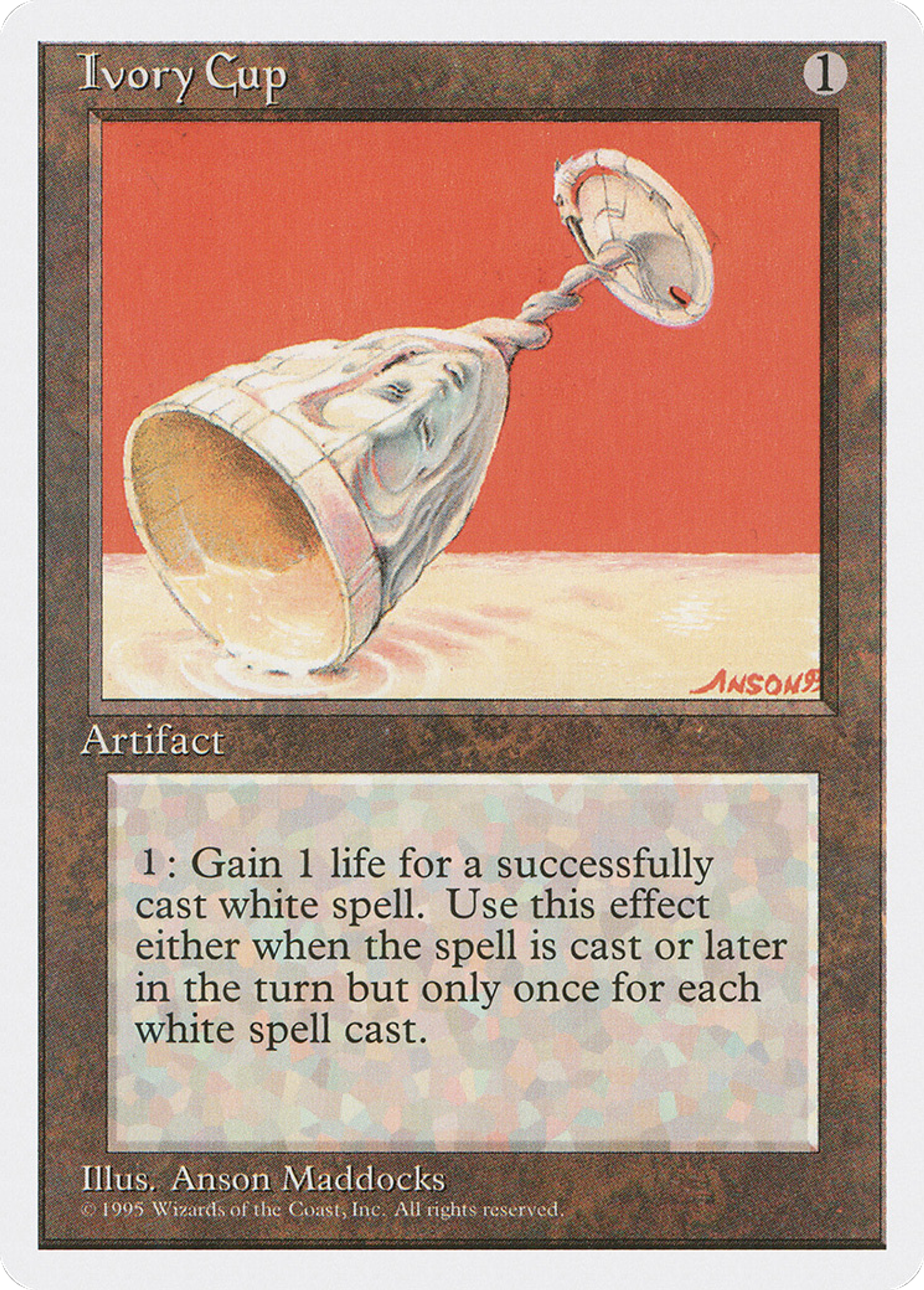 Ivory Cup — Fourth Edition — Magic: The Gathering