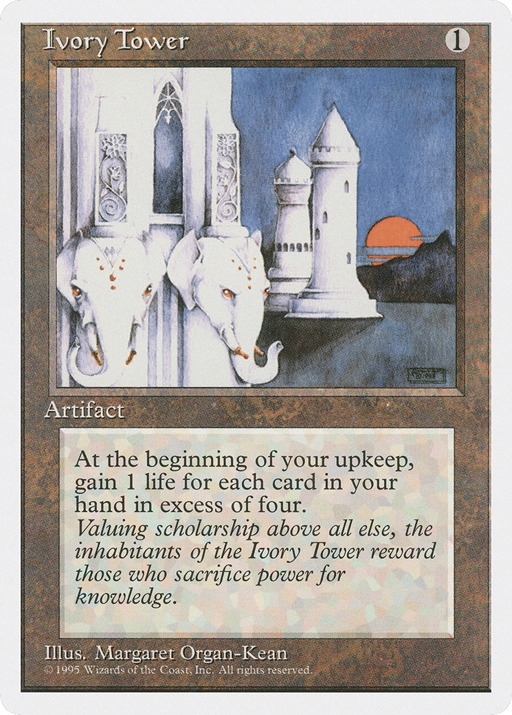 Ivory Tower — Fourth Edition — Magic: The Gathering